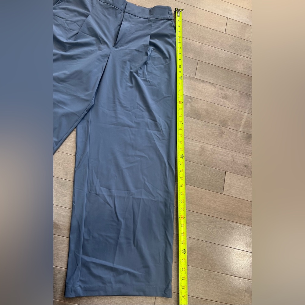 ATHLETA Pinnacle High-Waist Wide-Leg Women's Trousers in Celestial, Size 12 - Picture 6 of 10